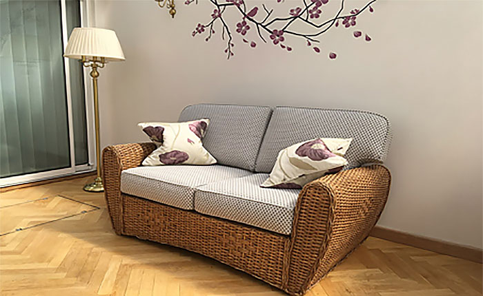 freestanding sofa cushions, backrests and scatter cushions