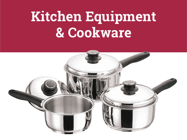Holiday Park  accommodation kitchen equipment and cookware
