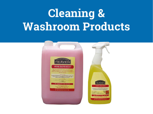 Holiday Park cleaning chemicals and washroom products