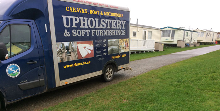We may be able come to your holiday park to collect caravan furnishings to be re-upholstered