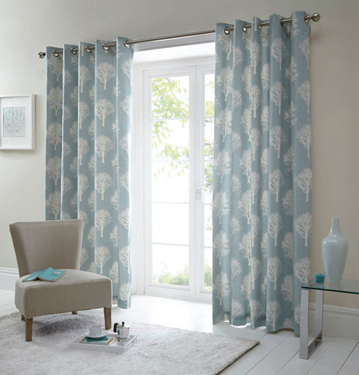ready made curtains in a range of modern patterned fabrics